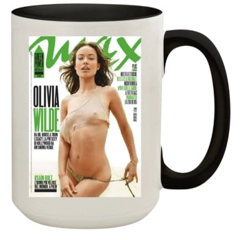 Olivia Wilde 15oz Colored Inner & Handle Mug