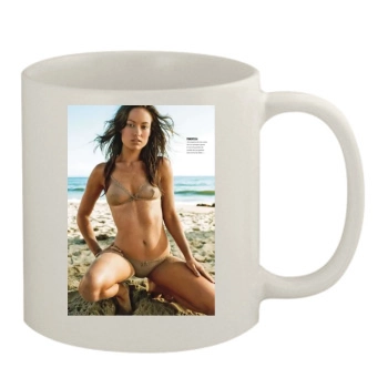 Olivia Wilde 11oz White Mug