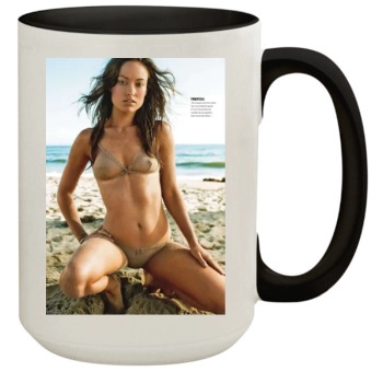 Olivia Wilde 15oz Colored Inner & Handle Mug