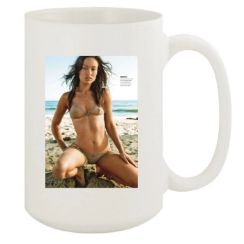 Olivia Wilde 15oz White Mug