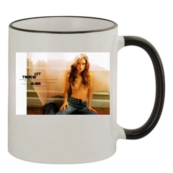 Olivia Wilde 11oz Colored Rim & Handle Mug