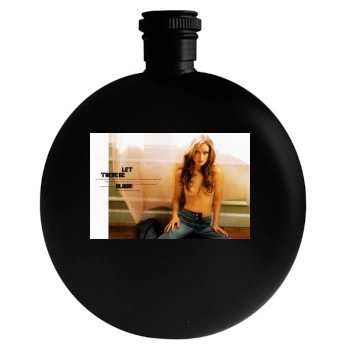 Olivia Wilde Round Flask