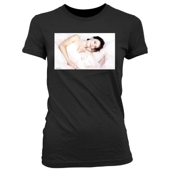 Olivia Wilde Women's Junior Cut Crewneck T-Shirt