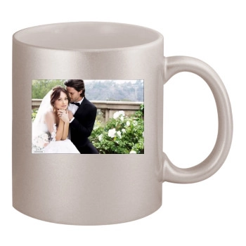 Olivia Wilde 11oz Metallic Silver Mug