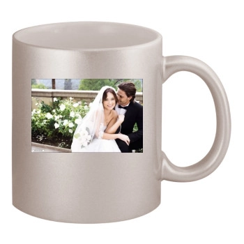 Olivia Wilde 11oz Metallic Silver Mug