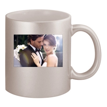 Olivia Wilde 11oz Metallic Silver Mug