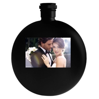 Olivia Wilde Round Flask