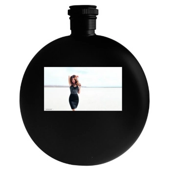 Olivia Wilde Round Flask