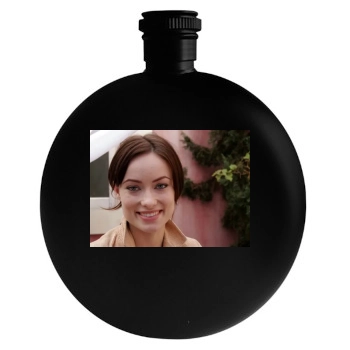 Olivia Wilde Round Flask