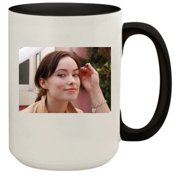 Olivia Wilde 15oz Colored Inner & Handle Mug