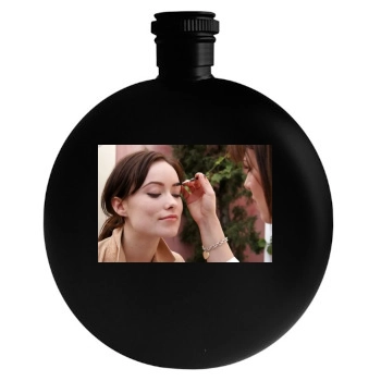 Olivia Wilde Round Flask