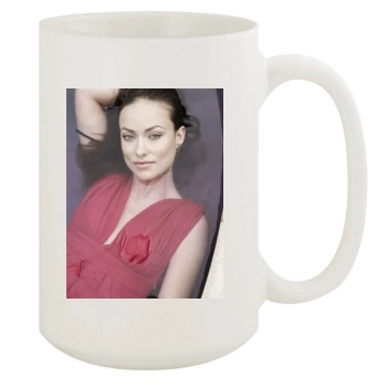 Olivia Wilde 15oz White Mug