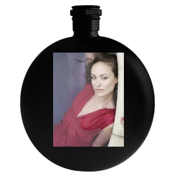 Olivia Wilde Round Flask