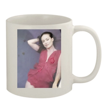 Olivia Wilde 11oz White Mug