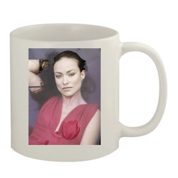 Olivia Wilde 11oz White Mug