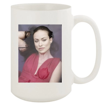 Olivia Wilde 15oz White Mug