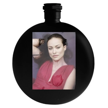 Olivia Wilde Round Flask