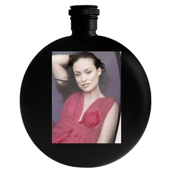 Olivia Wilde Round Flask