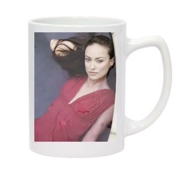 Olivia Wilde 14oz White Statesman Mug