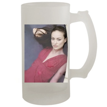 Olivia Wilde 16oz Frosted Beer Stein