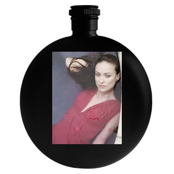 Olivia Wilde Round Flask