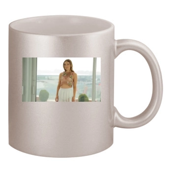 Olivia Wilde 11oz Metallic Silver Mug