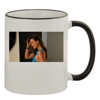 Olivia Wilde 11oz Colored Rim & Handle Mug