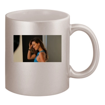 Olivia Wilde 11oz Metallic Silver Mug