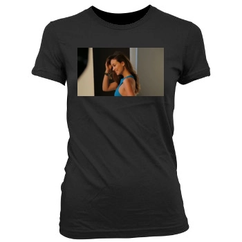 Olivia Wilde Women's Junior Cut Crewneck T-Shirt