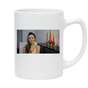 Olivia Wilde 14oz White Statesman Mug