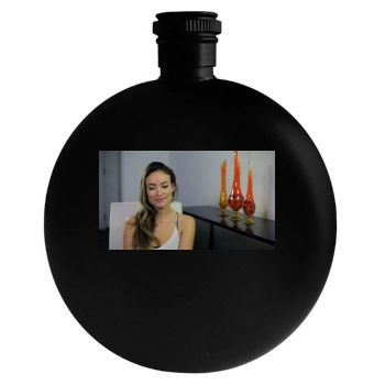 Olivia Wilde Round Flask