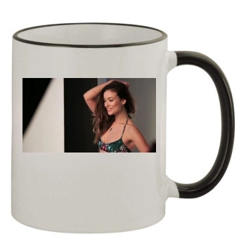 Olivia Wilde 11oz Colored Rim & Handle Mug