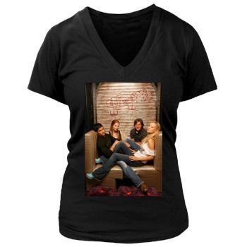 Olivia Wilde Women's Deep V-Neck TShirt