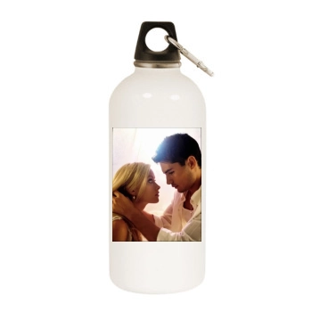 Olivia Wilde White Water Bottle With Carabiner