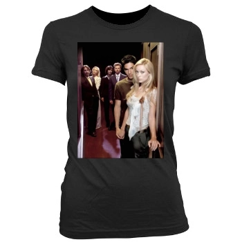 Olivia Wilde Women's Junior Cut Crewneck T-Shirt