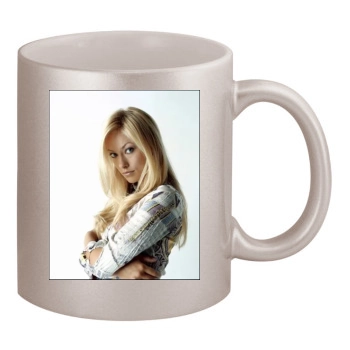 Olivia Wilde 11oz Metallic Silver Mug