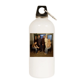 Olivia Wilde White Water Bottle With Carabiner