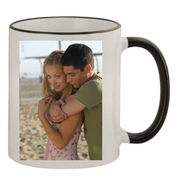 Olivia Wilde 11oz Colored Rim & Handle Mug