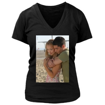 Olivia Wilde Women's Deep V-Neck TShirt