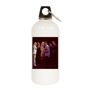 Olivia Wilde White Water Bottle With Carabiner