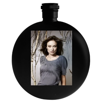 Olivia Wilde Round Flask