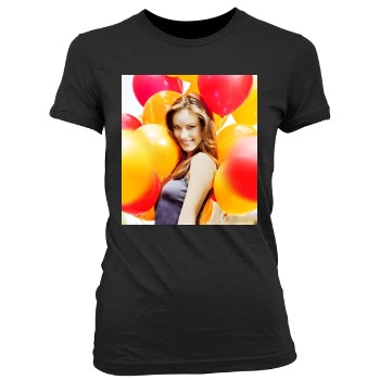 Olivia Wilde Women's Junior Cut Crewneck T-Shirt