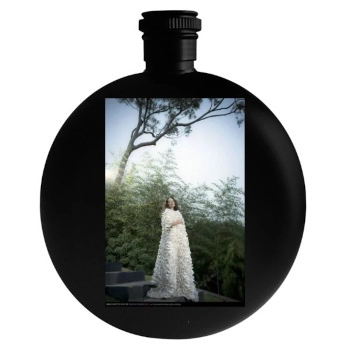 Olivia Wilde Round Flask