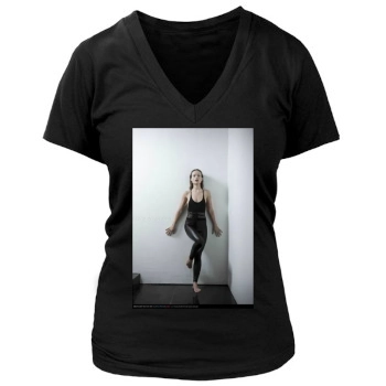 Olivia Wilde Women's Deep V-Neck TShirt