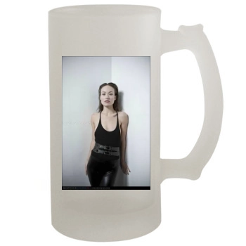 Olivia Wilde 16oz Frosted Beer Stein