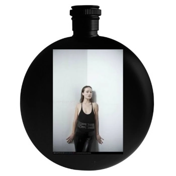 Olivia Wilde Round Flask