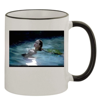 Olivia Wilde 11oz Colored Rim & Handle Mug