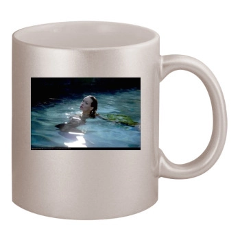 Olivia Wilde 11oz Metallic Silver Mug