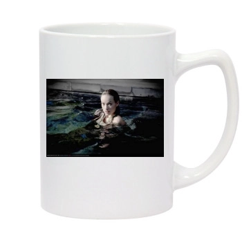 Olivia Wilde 14oz White Statesman Mug