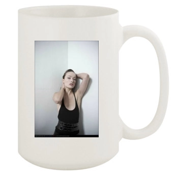 Olivia Wilde 15oz White Mug